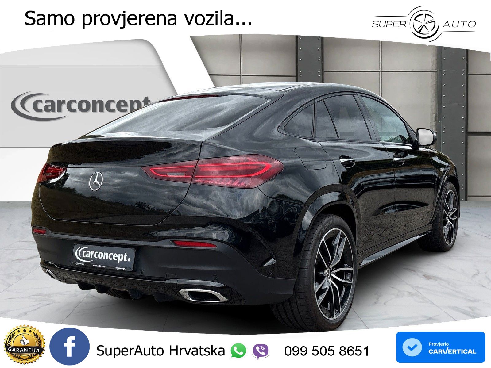 Mercedes GLE Coupe 300d (269 ks) EQ Boost 4MATIC 9G-TRONIC AMG LED+GR SJED+ACC