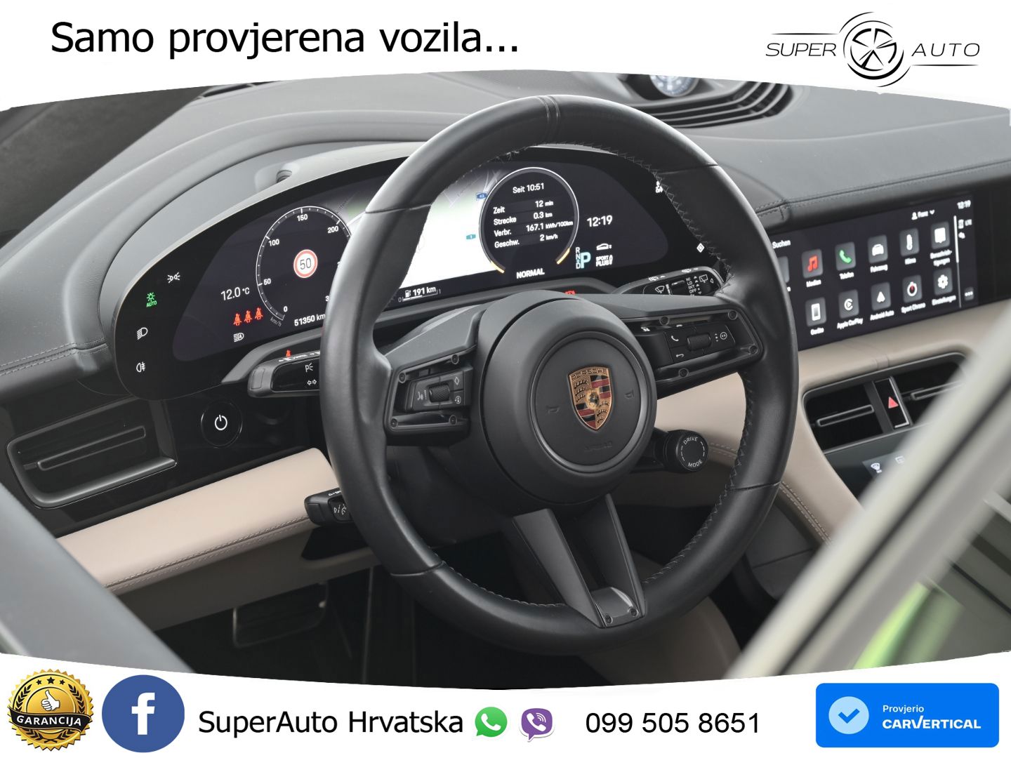 Porsche Taycan Cross Turismo Turbo S 93.4 kWh (761 KS)