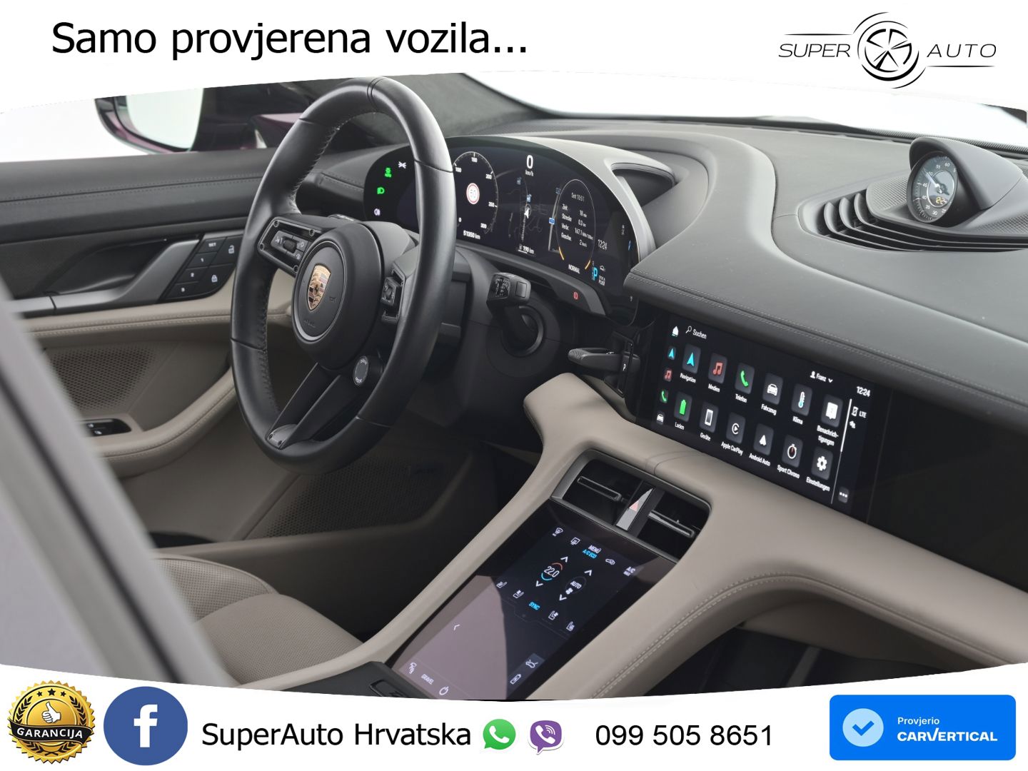 Porsche Taycan Cross Turismo Turbo S 93.4 kWh (761 KS)
