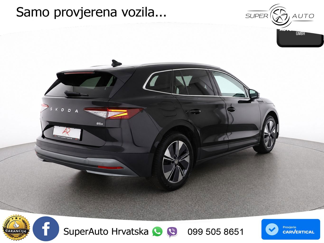Škoda Enyaq iV 85x 82 kWh (286 KS) AWD