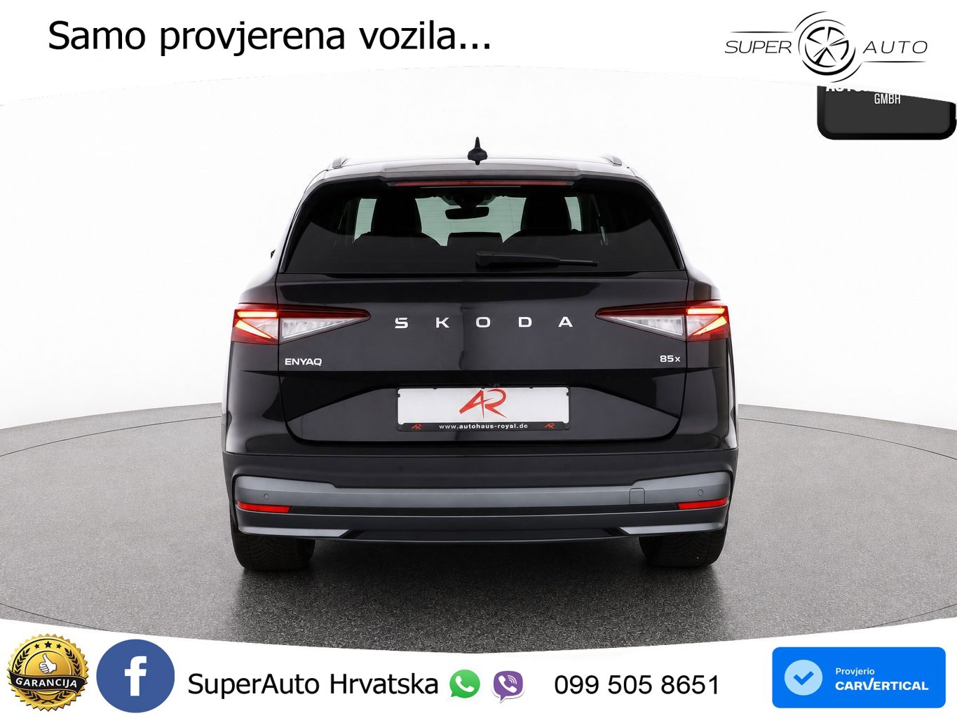 Škoda Enyaq iV 85x 82 kWh (286 KS) AWD