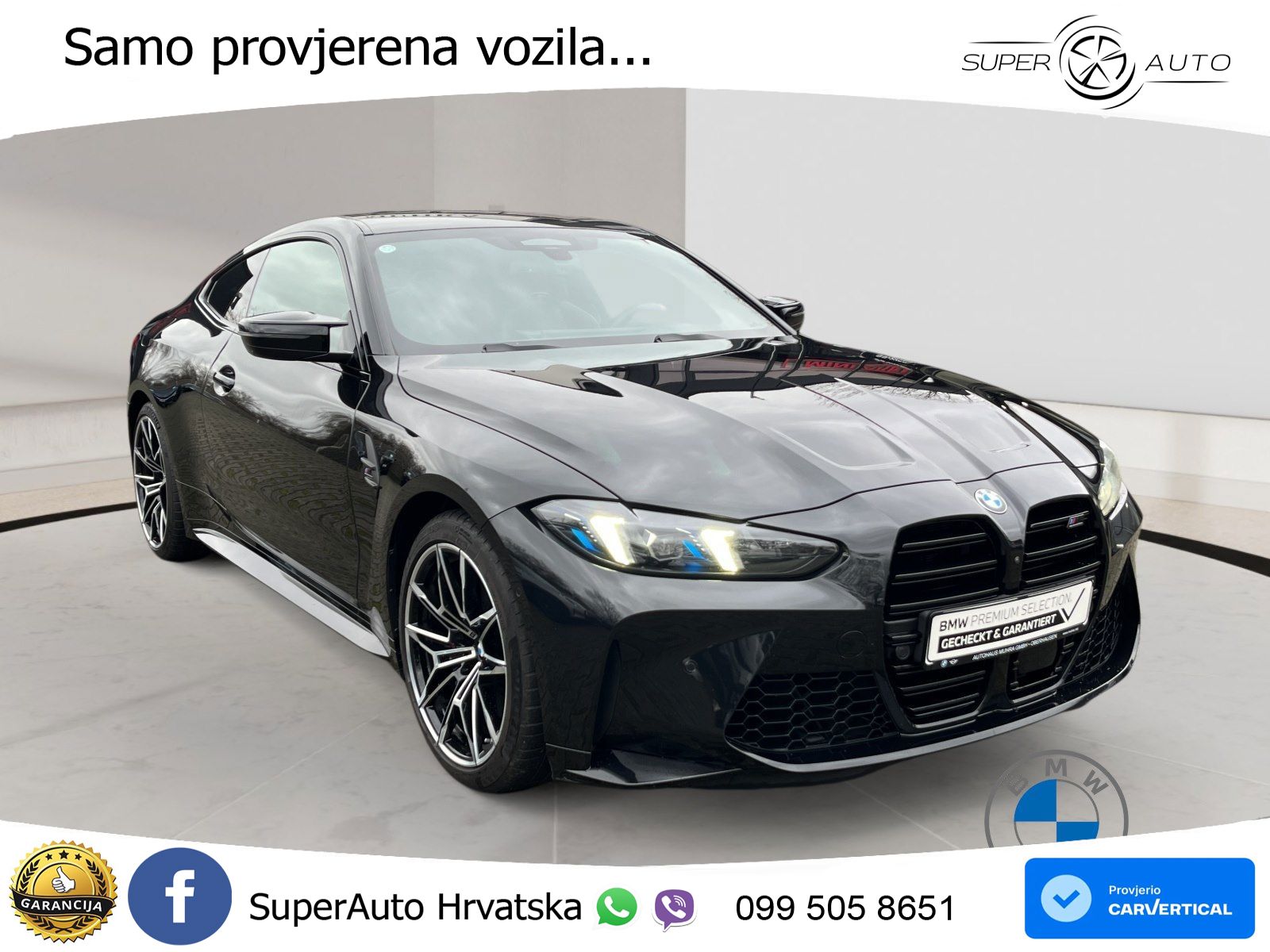 BMW M4 Competition 3.0 (510 KS) Steptronic LED+GR SJED+ACC