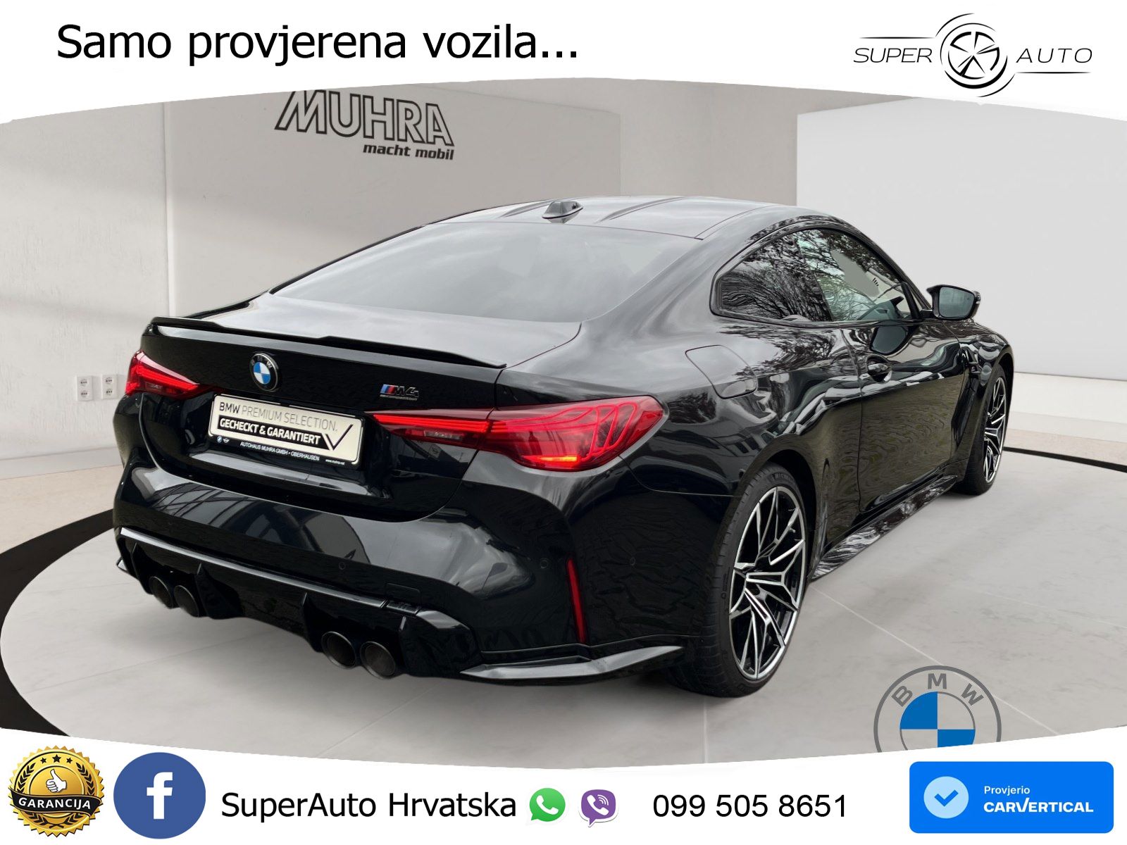 BMW M4 Competition 3.0 (510 KS) Steptronic LED+GR SJED+ACC