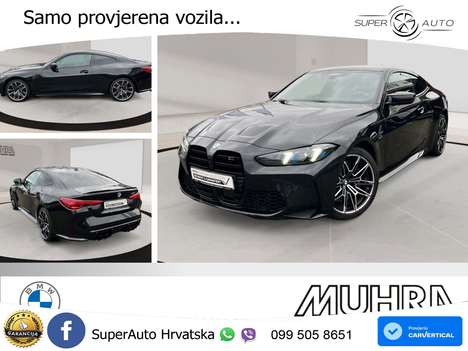 BMW M4 Competition 3.0 (510 KS) Steptronic LED+GR SJED+ACC