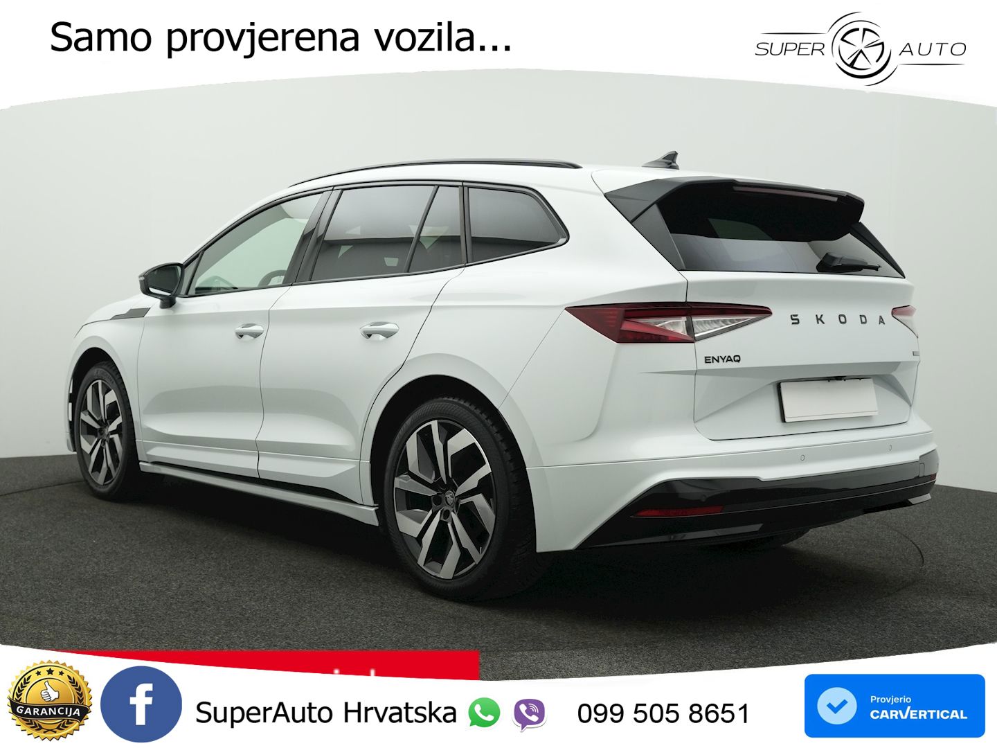 Škoda Enyaq 85 82 kWh (286 KS) SportLine LED+GR SJED+ACC