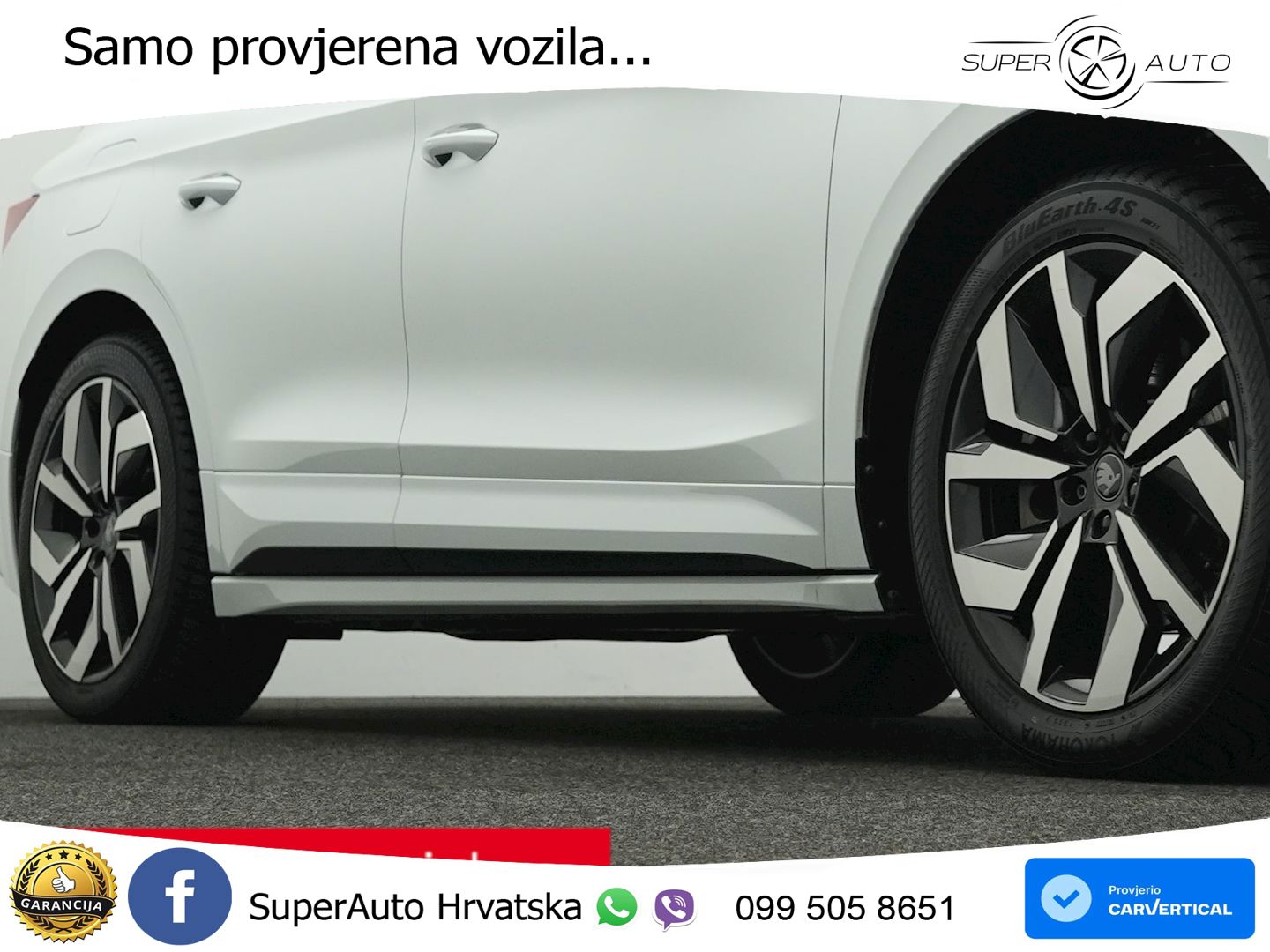 Škoda Enyaq 85 82 kWh (286 KS) SportLine LED+GR SJED+ACC