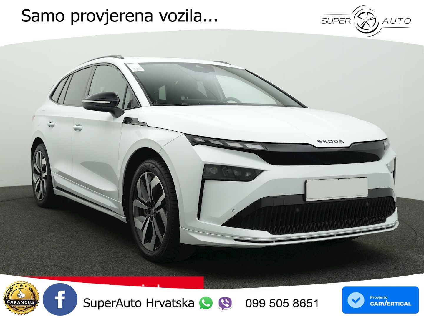 Škoda Enyaq 85 82 kWh (286 KS) SportLine LED+GR SJED+ACC