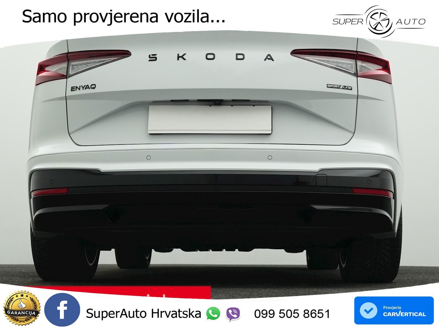 Škoda Enyaq 85 82 kWh (286 KS) SportLine LED+GR SJED+ACC