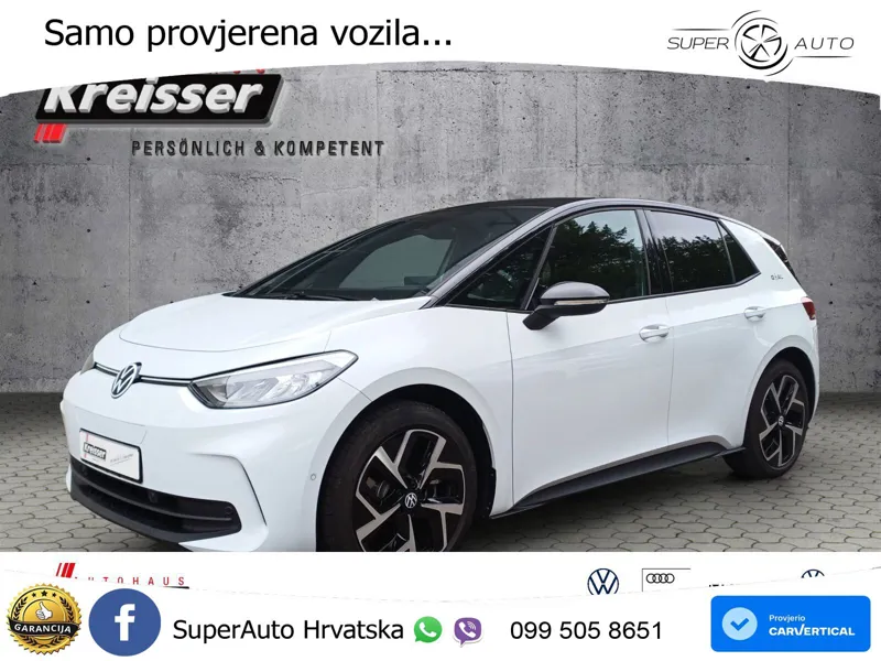 Volkswagen ID.3 Pro 62 kWh (204 KS) LED+GR SJED+ACC