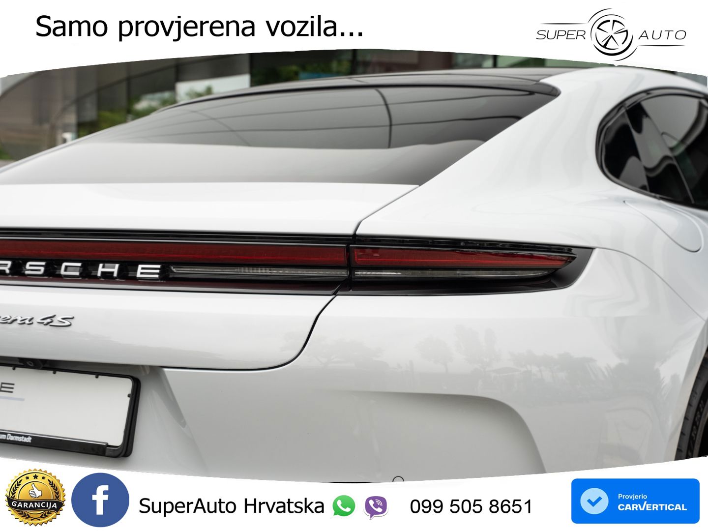 Porsche Panamera 4S 2.9 V6 (544 KS) E-Hybrid PDK ACC+HEAD+4xGR SJED+360+PANO