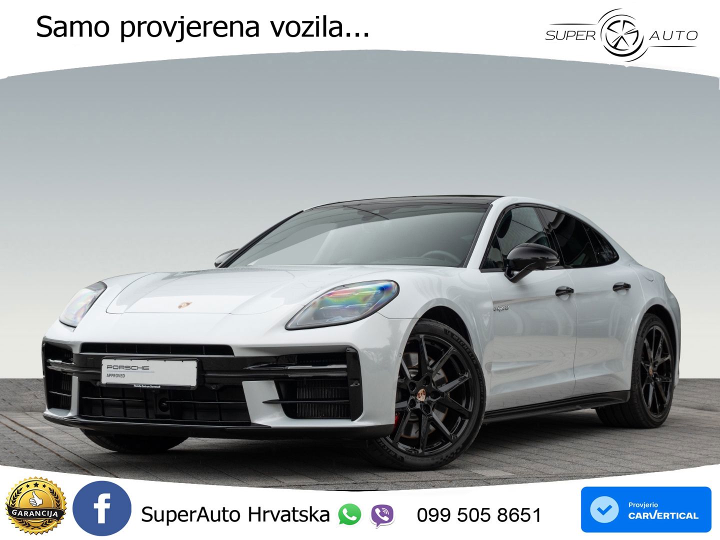 Porsche Panamera 4S 2.9 V6 (544 KS) E-Hybrid PDK ACC+HEAD+4xGR SJED+360+PANO