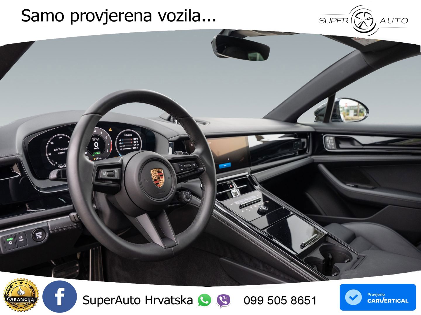 Porsche Panamera 4S 2.9 V6 (544 KS) E-Hybrid PDK ACC+HEAD+4xGR SJED+360+PANO