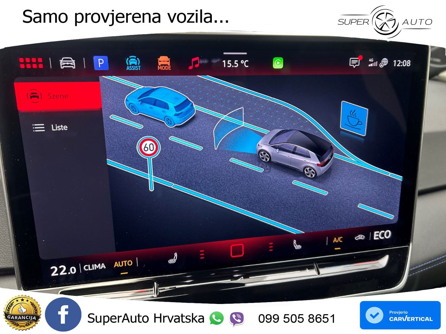 Volkswagen ID.3 GTX Performance 84 kWh (326 KS) LED+GR SJED+ACC