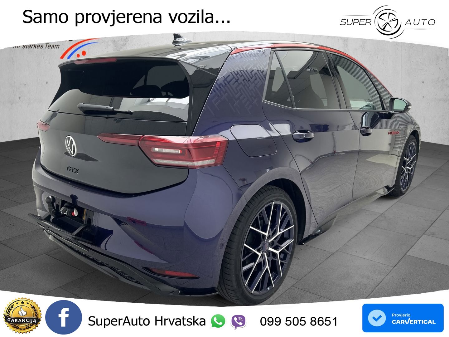Volkswagen ID.3 GTX Performance 84 kWh (326 KS) LED+GR SJED+ACC