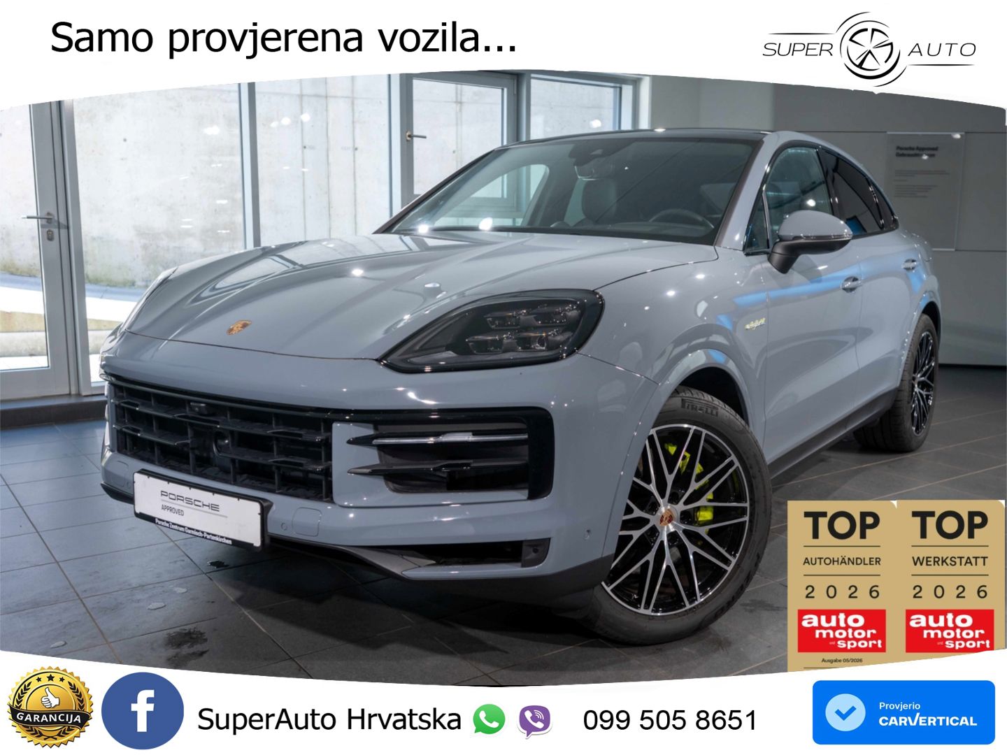 Porsche Cayenne Coupe 3.0 V6 (470 KS) E-Hybrid Tiptronic S