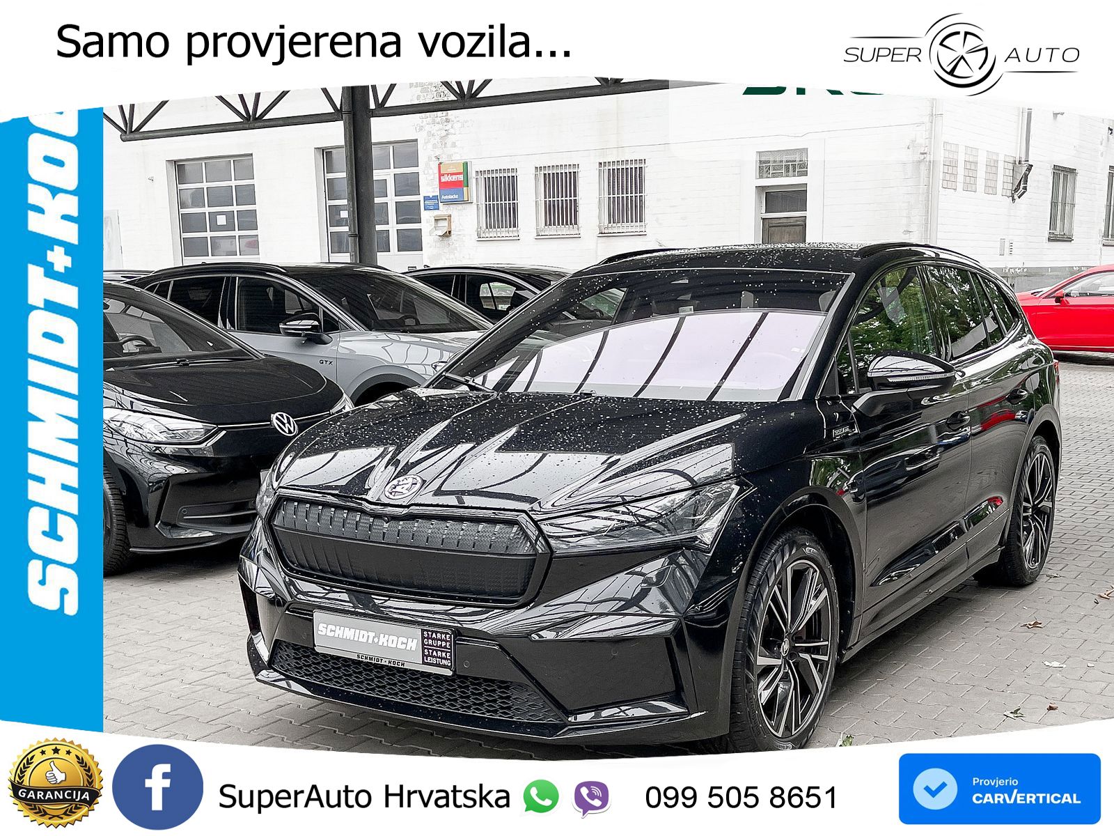 Škoda Enyaq iV 80 82 kWh (204 KS) SportLine LED+GR SJED+ACC