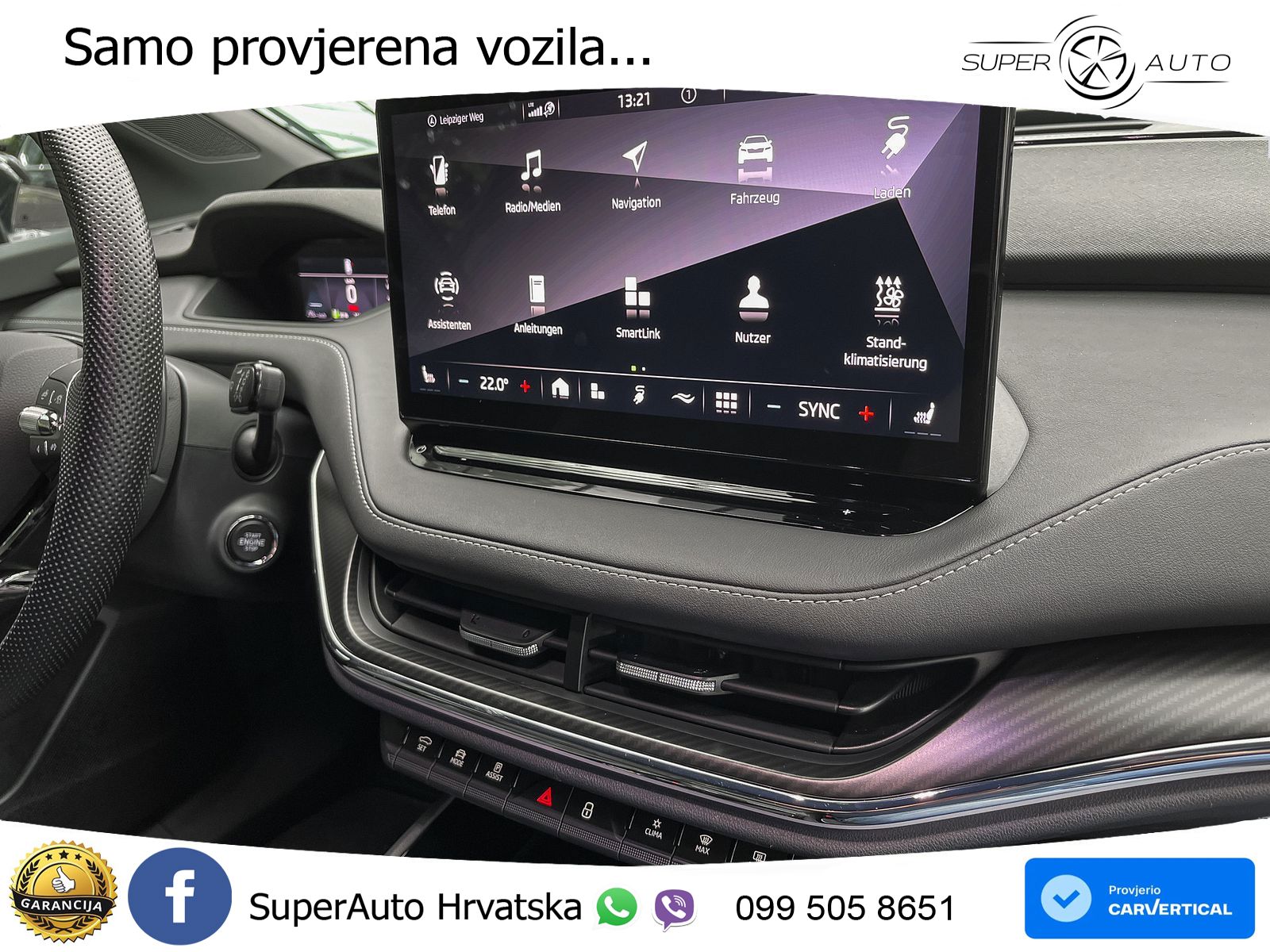 Škoda Enyaq iV 80 82 kWh (204 KS) SportLine LED+GR SJED+ACC