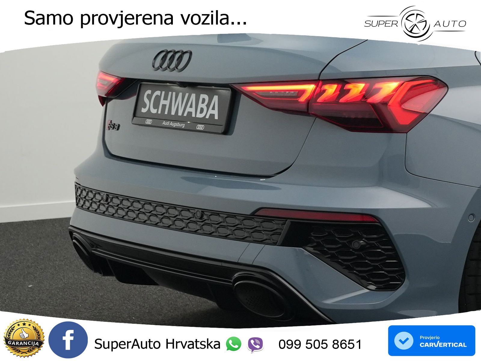 Audi RS3 Sedan 2.5 TFSI (400 KS) quattro S tronic