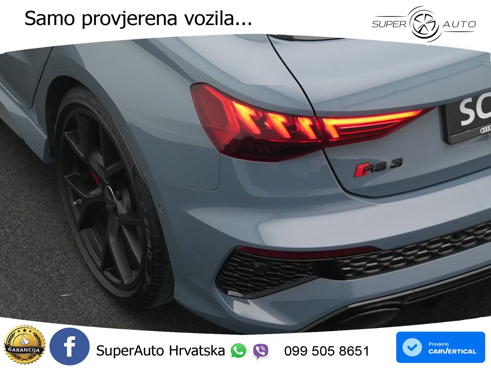 Audi RS3 Sedan 2.5 TFSI (400 KS) quattro S tronic