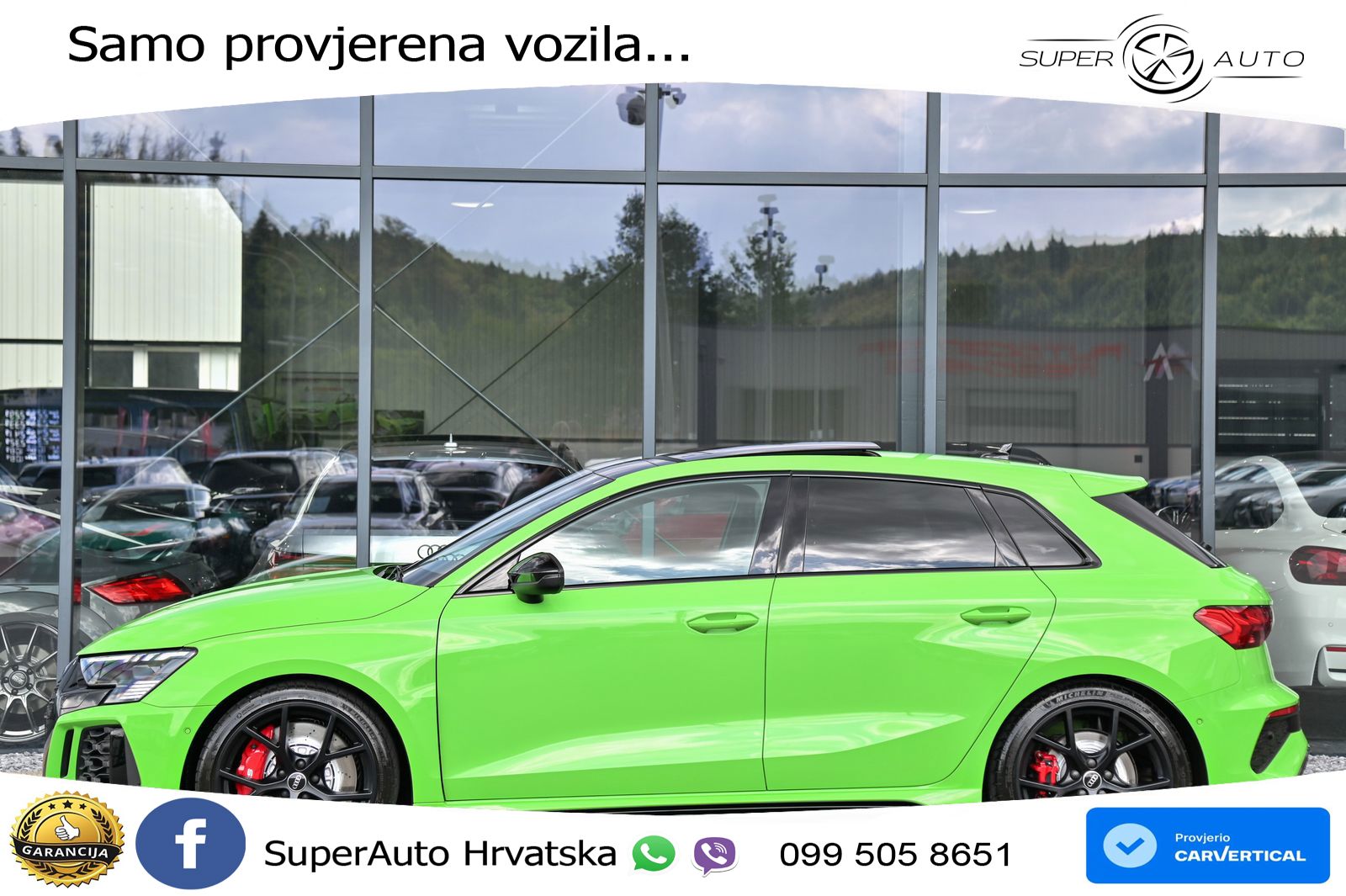 Audi RS3 Sportback 2.5 TFSI (400 KS) quattro S tronic LED+GR SJED+ACC