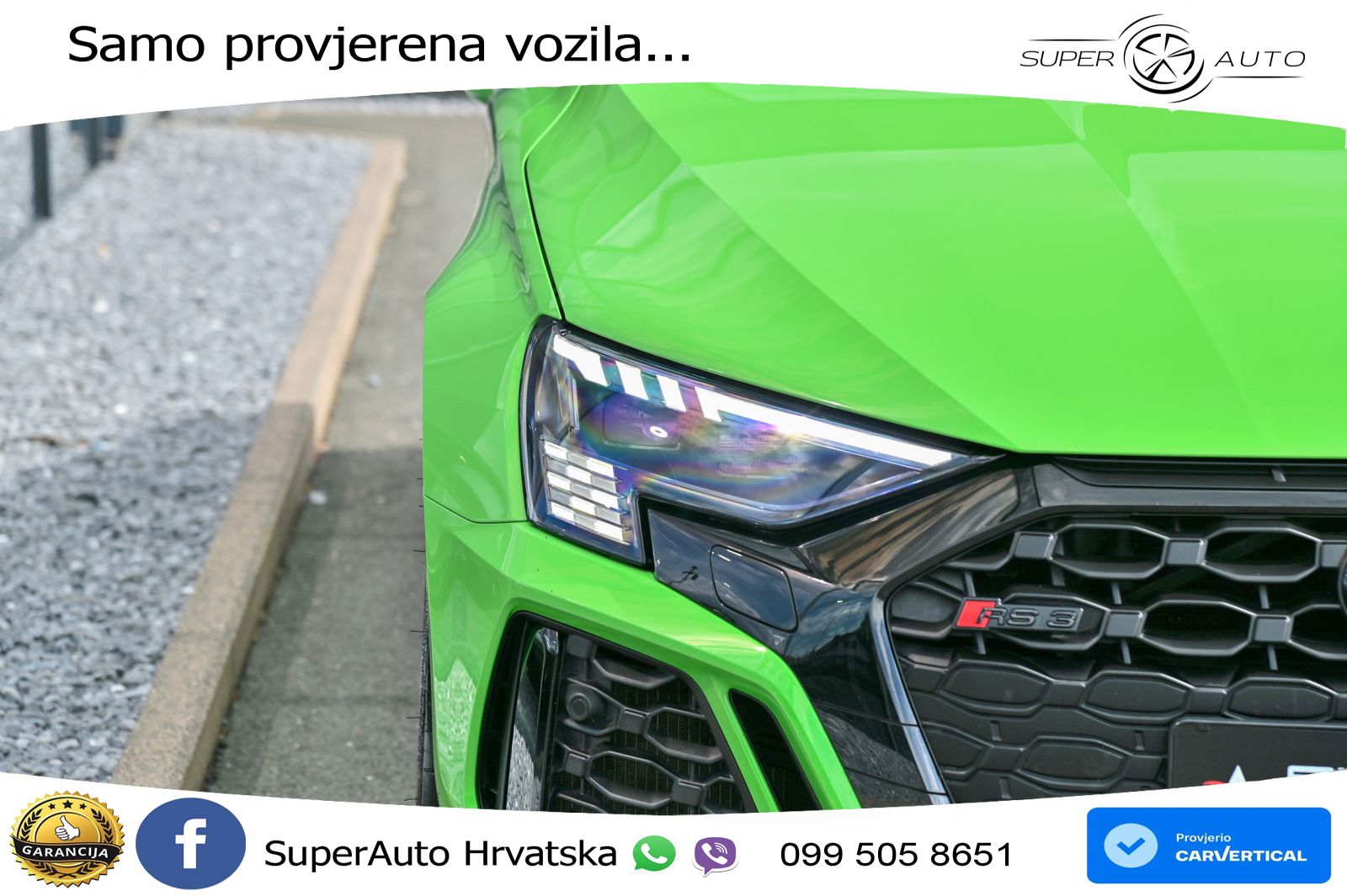 Audi RS3 Sportback 2.5 TFSI (400 KS) quattro S tronic LED+GR SJED+ACC