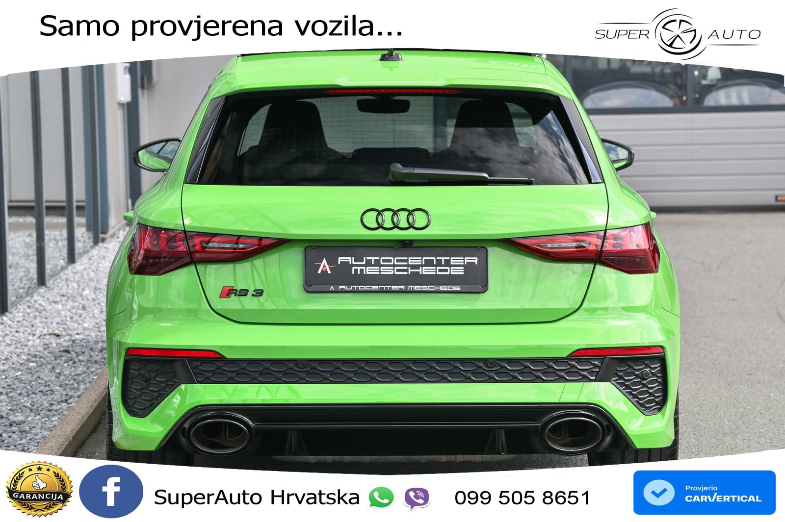 Audi RS3 Sportback 2.5 TFSI (400 KS) quattro S tronic LED+GR SJED+ACC