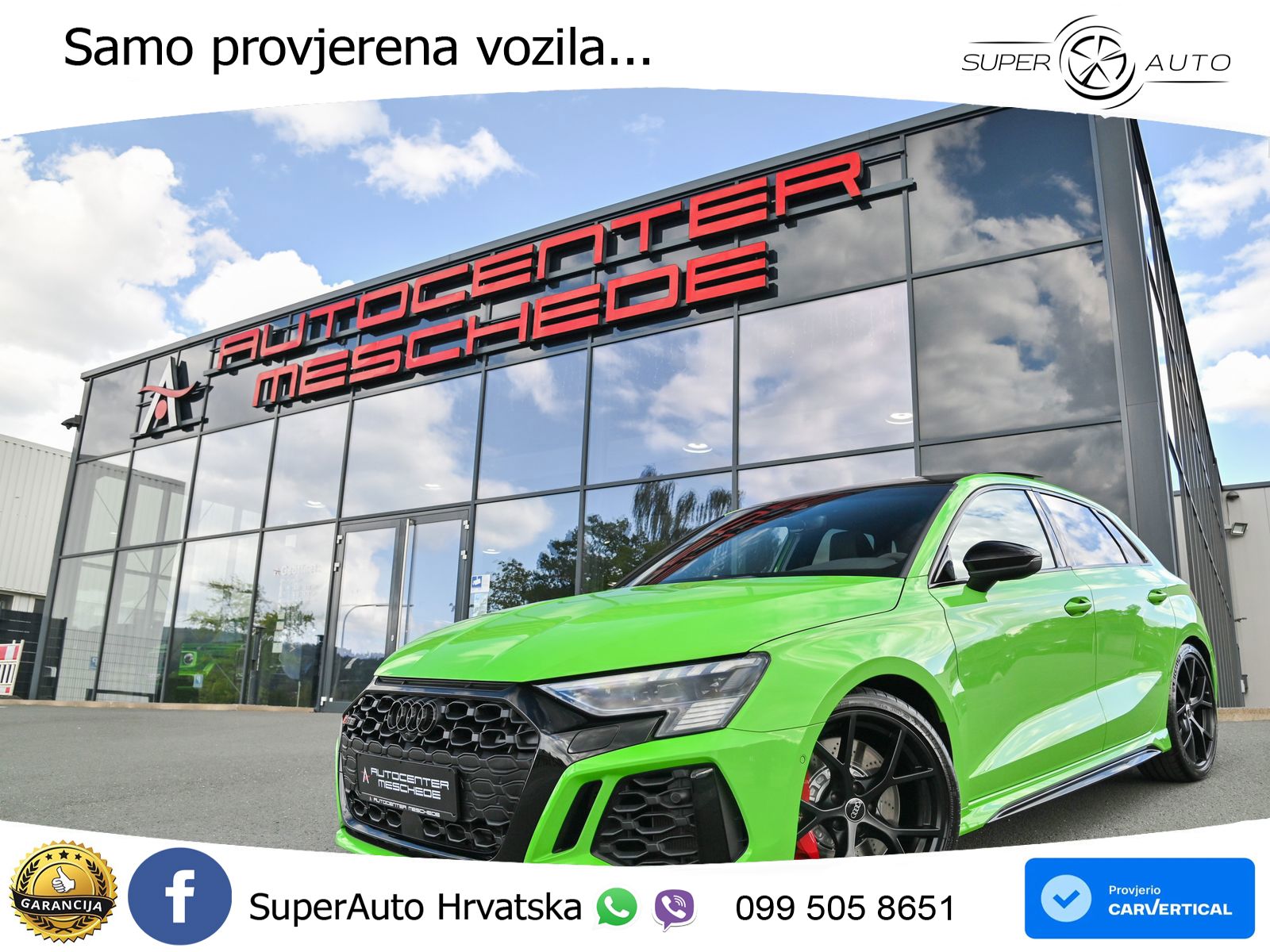 Audi RS3 Sportback 2.5 TFSI (400 KS) quattro S tronic LED+GR SJED+ACC
