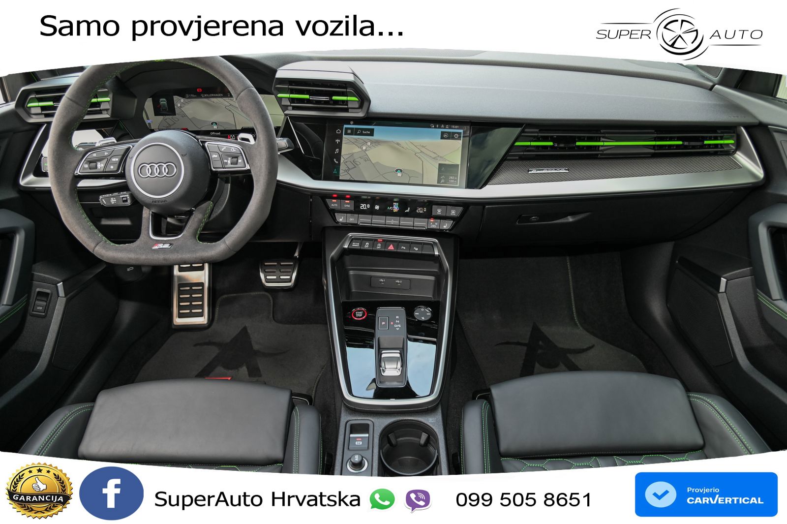Audi RS3 Sportback 2.5 TFSI (400 KS) quattro S tronic LED+GR SJED+ACC