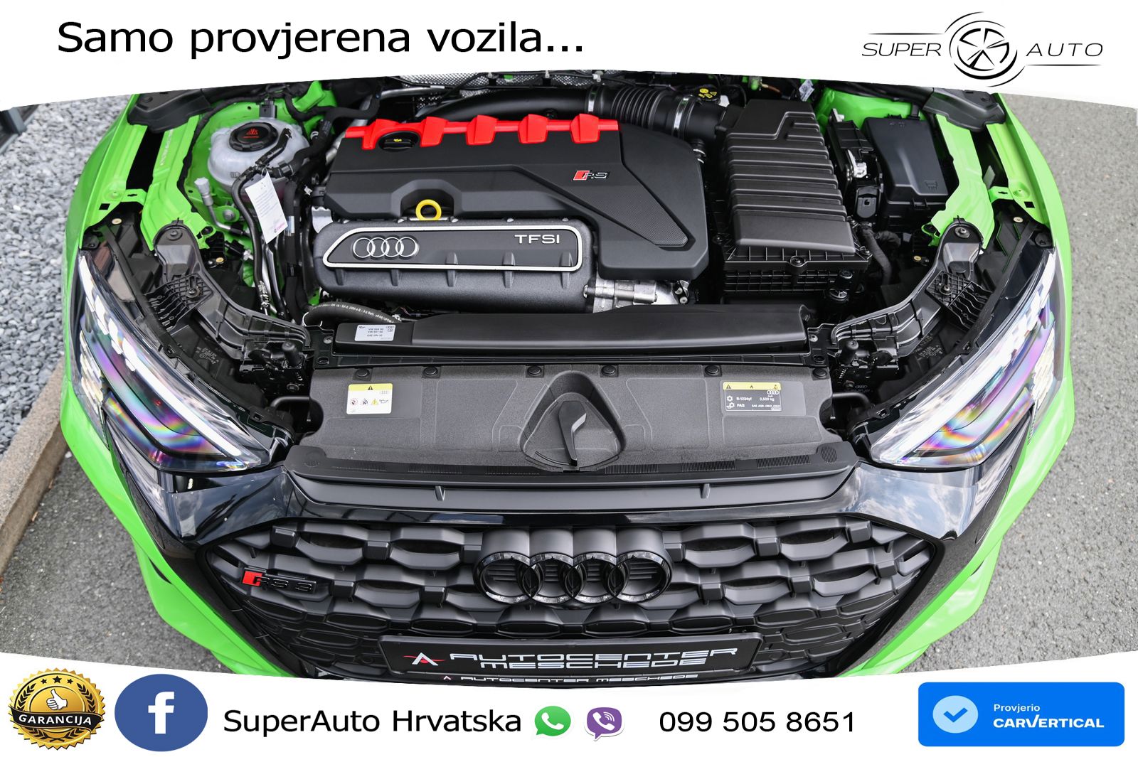 Audi RS3 Sportback 2.5 TFSI (400 KS) quattro S tronic LED+GR SJED+ACC
