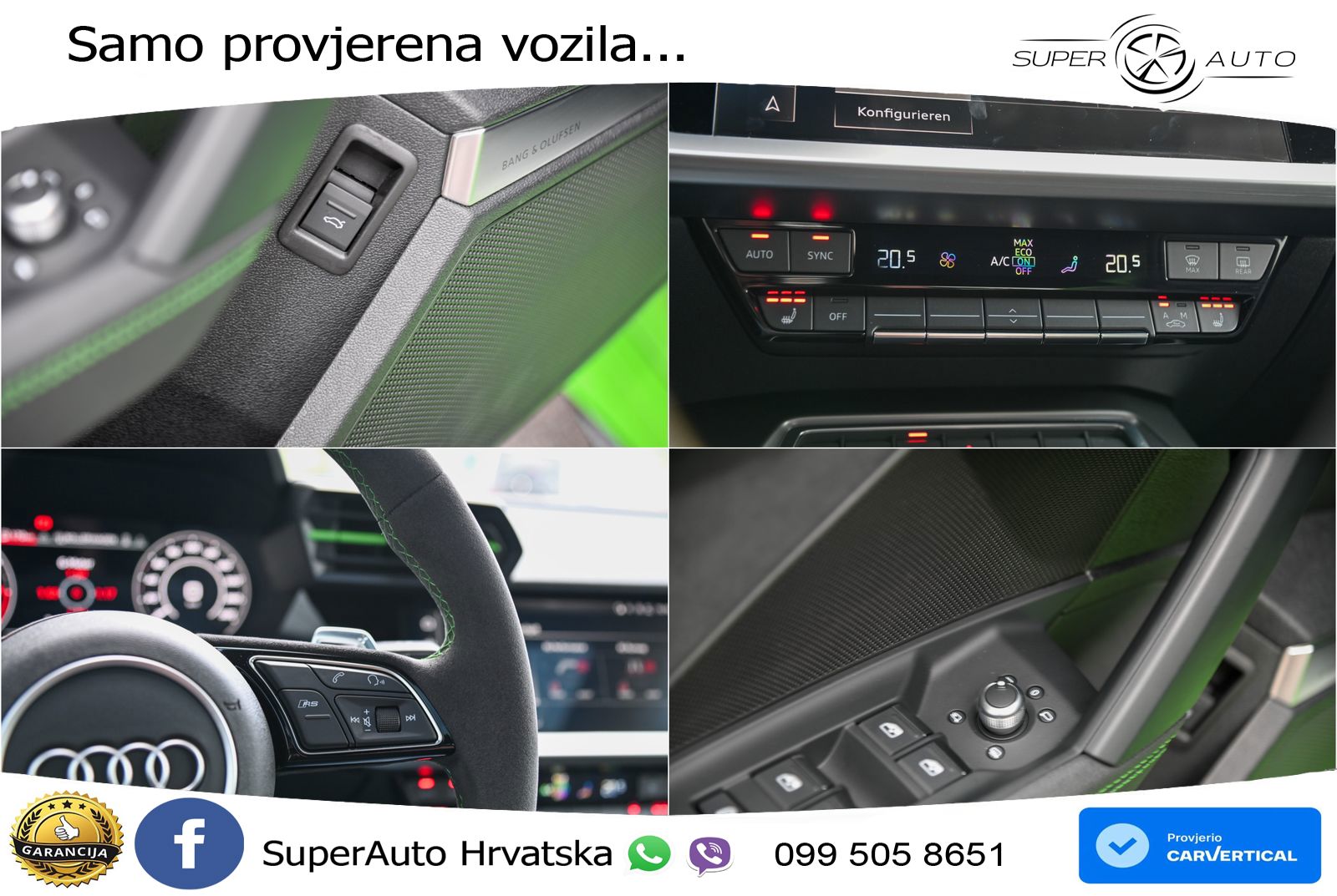 Audi RS3 Sportback 2.5 TFSI (400 KS) quattro S tronic LED+GR SJED+ACC