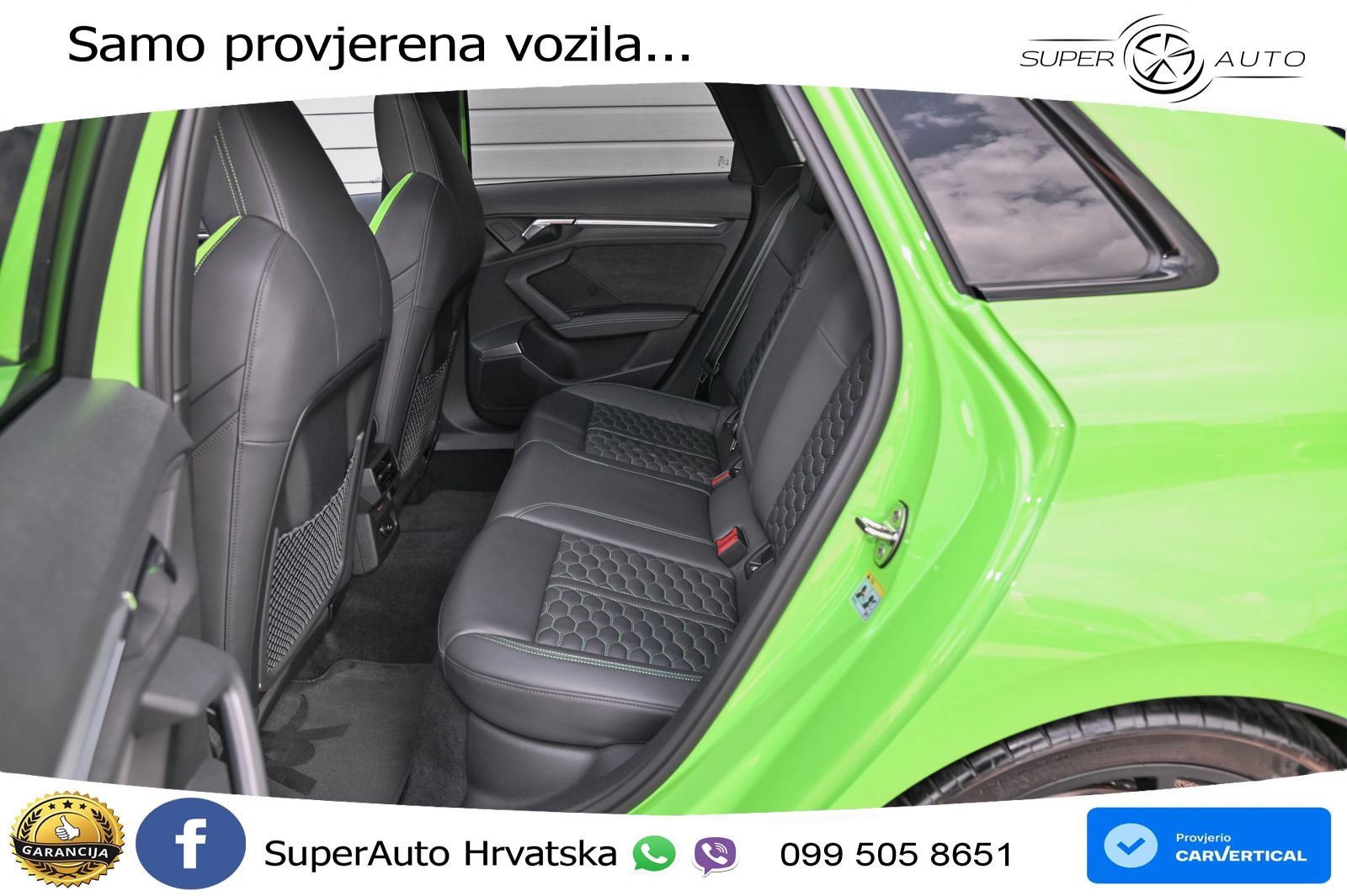 Audi RS3 Sportback 2.5 TFSI (400 KS) quattro S tronic LED+GR SJED+ACC