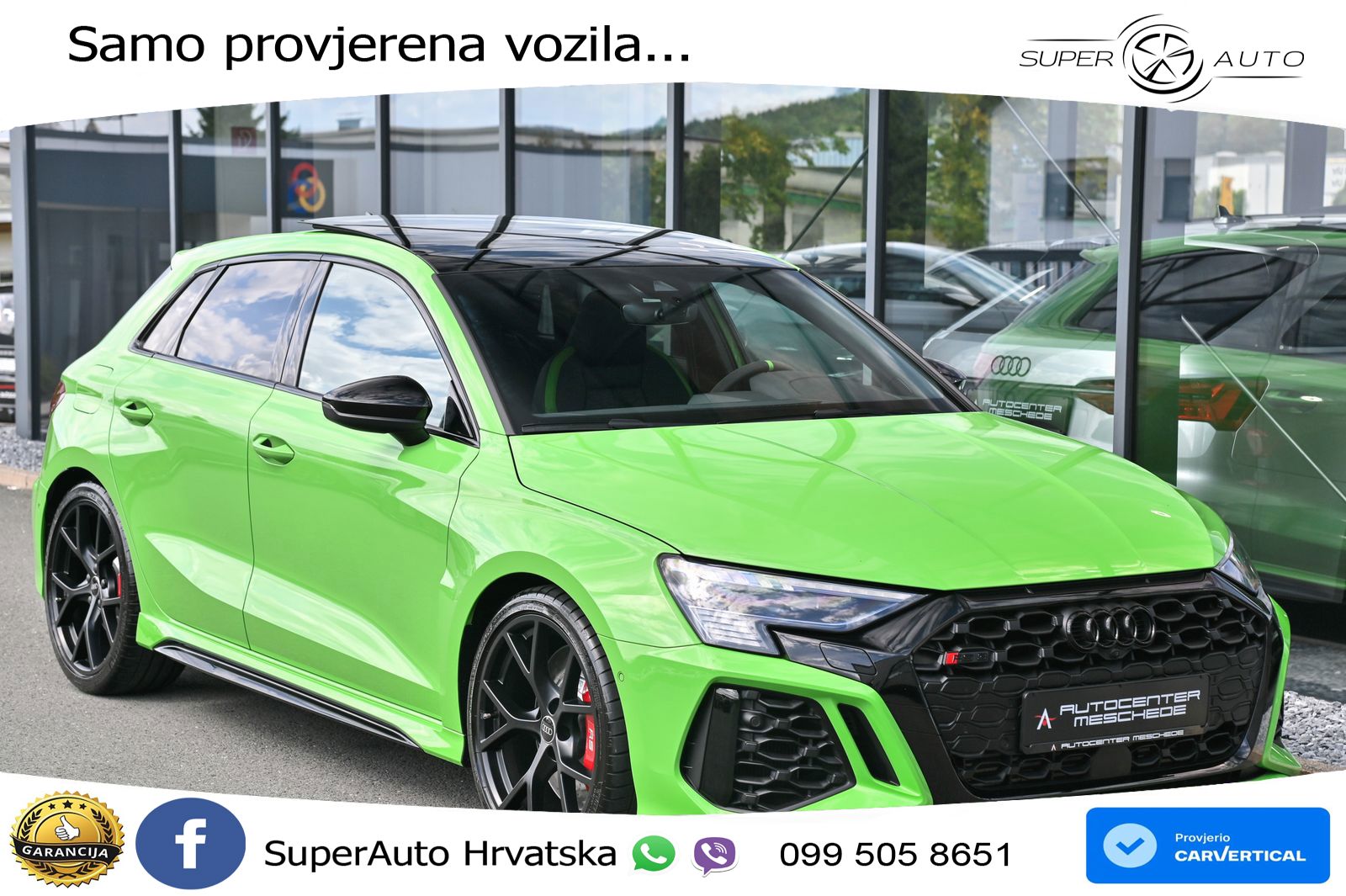 Audi RS3 Sportback 2.5 TFSI (400 KS) quattro S tronic LED+GR SJED+ACC
