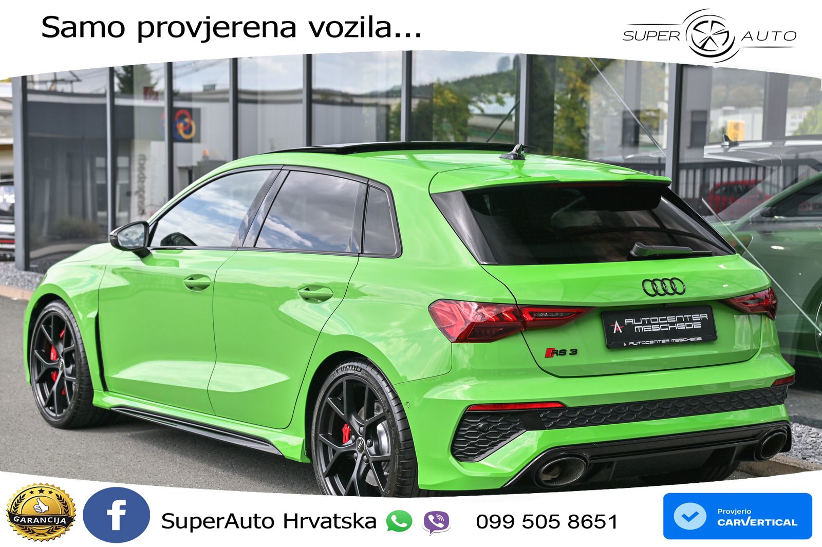 Audi RS3 Sportback 2.5 TFSI (400 KS) quattro S tronic LED+GR SJED+ACC