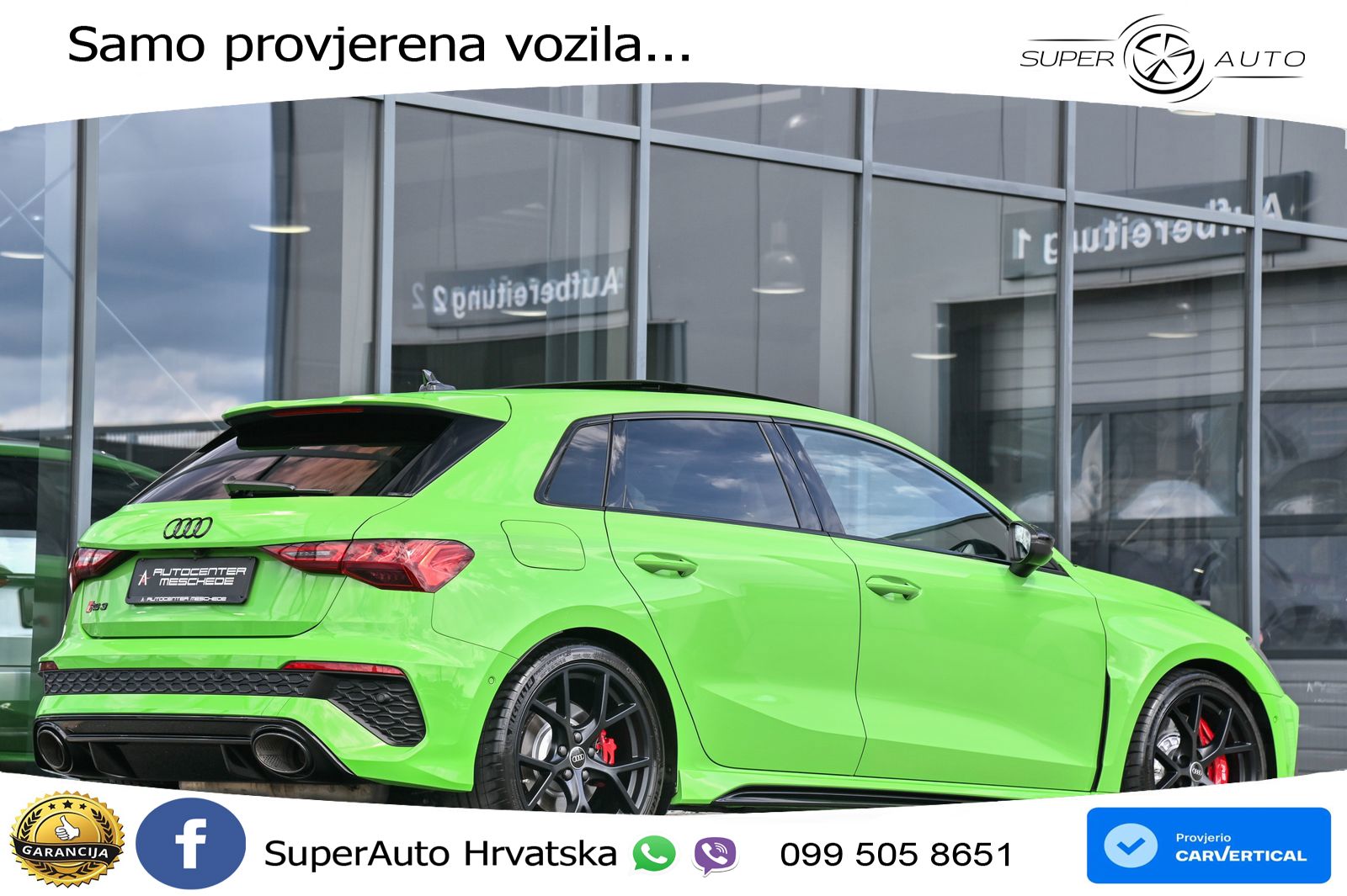 Audi RS3 Sportback 2.5 TFSI (400 KS) quattro S tronic LED+GR SJED+ACC
