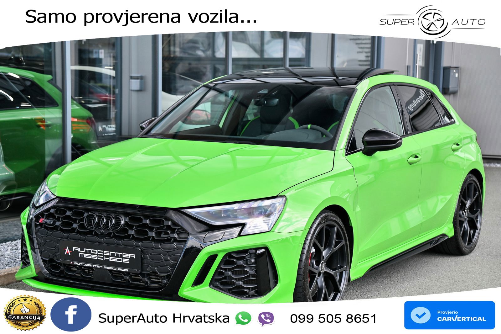 Audi RS3 Sportback 2.5 TFSI (400 KS) quattro S tronic LED+GR SJED+ACC
