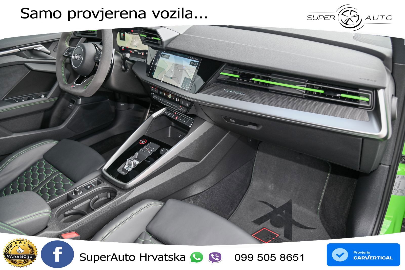 Audi RS3 Sportback 2.5 TFSI (400 KS) quattro S tronic LED+GR SJED+ACC