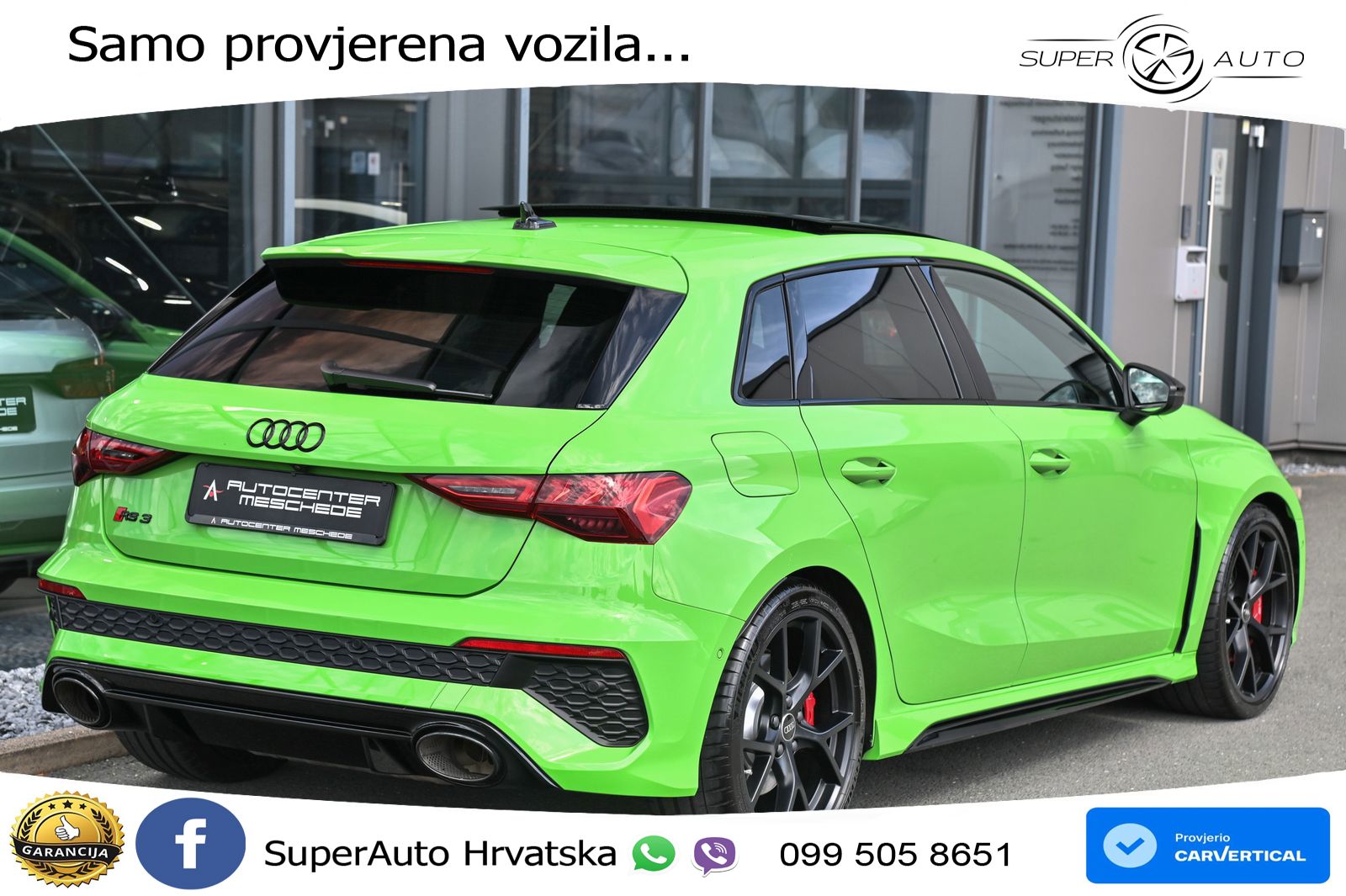 Audi RS3 Sportback 2.5 TFSI (400 KS) quattro S tronic LED+GR SJED+ACC