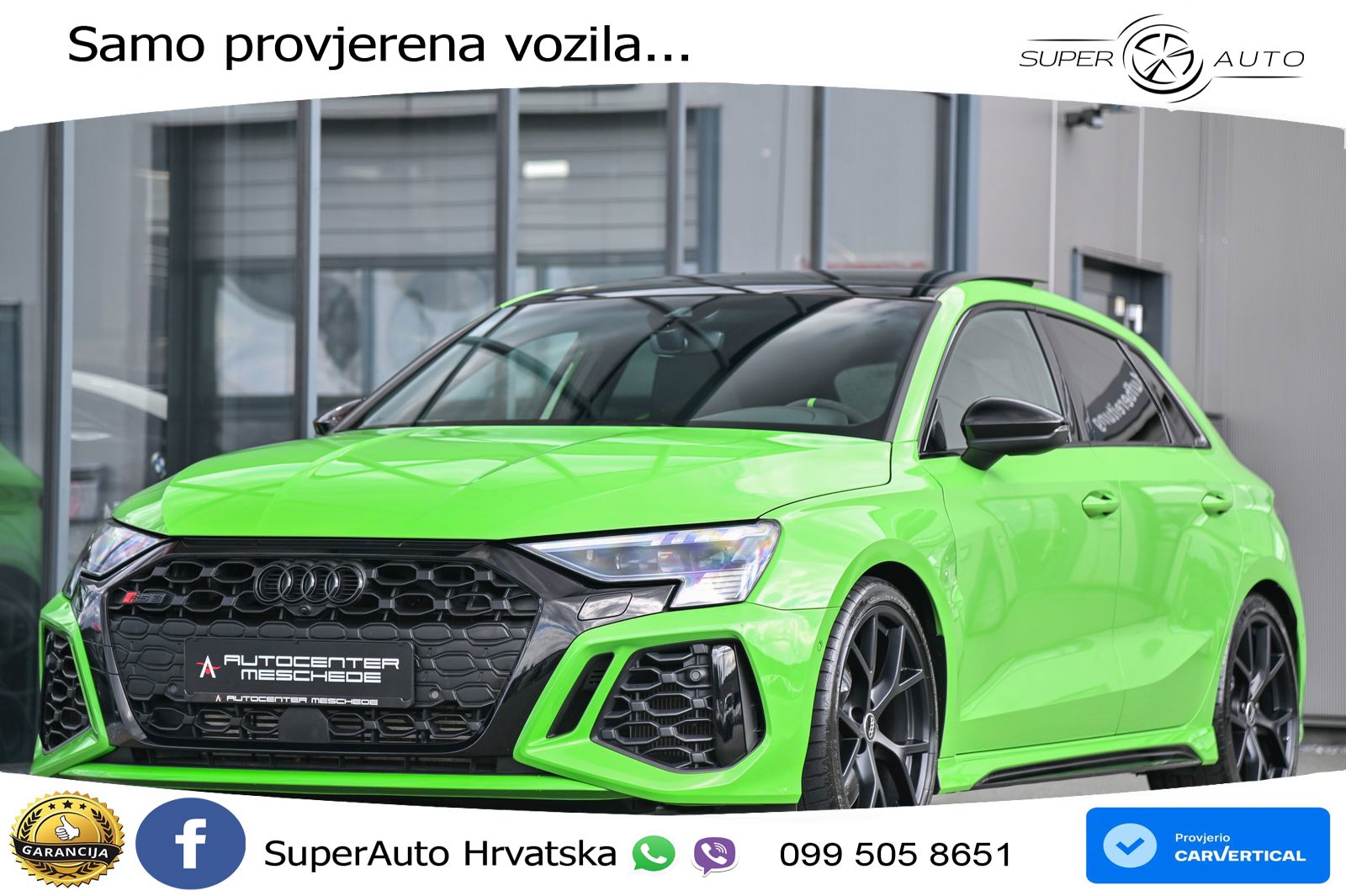 Audi RS3 Sportback 2.5 TFSI (400 KS) quattro S tronic LED+GR SJED+ACC