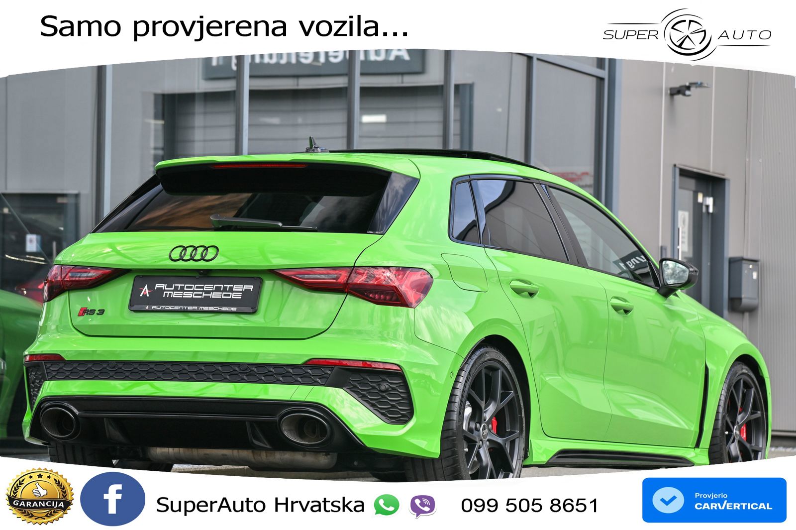 Audi RS3 Sportback 2.5 TFSI (400 KS) quattro S tronic LED+GR SJED+ACC