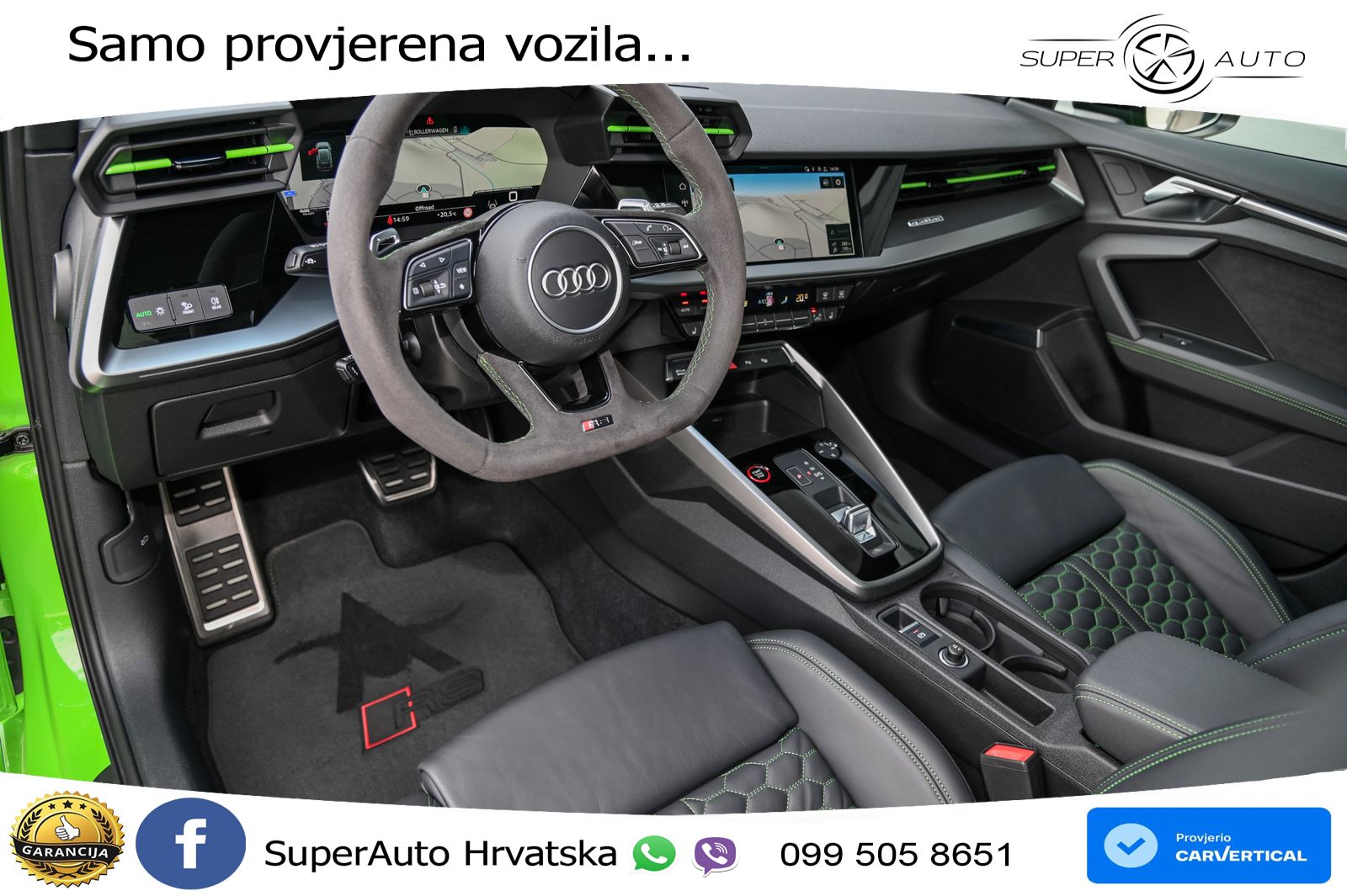 Audi RS3 Sportback 2.5 TFSI (400 KS) quattro S tronic LED+GR SJED+ACC