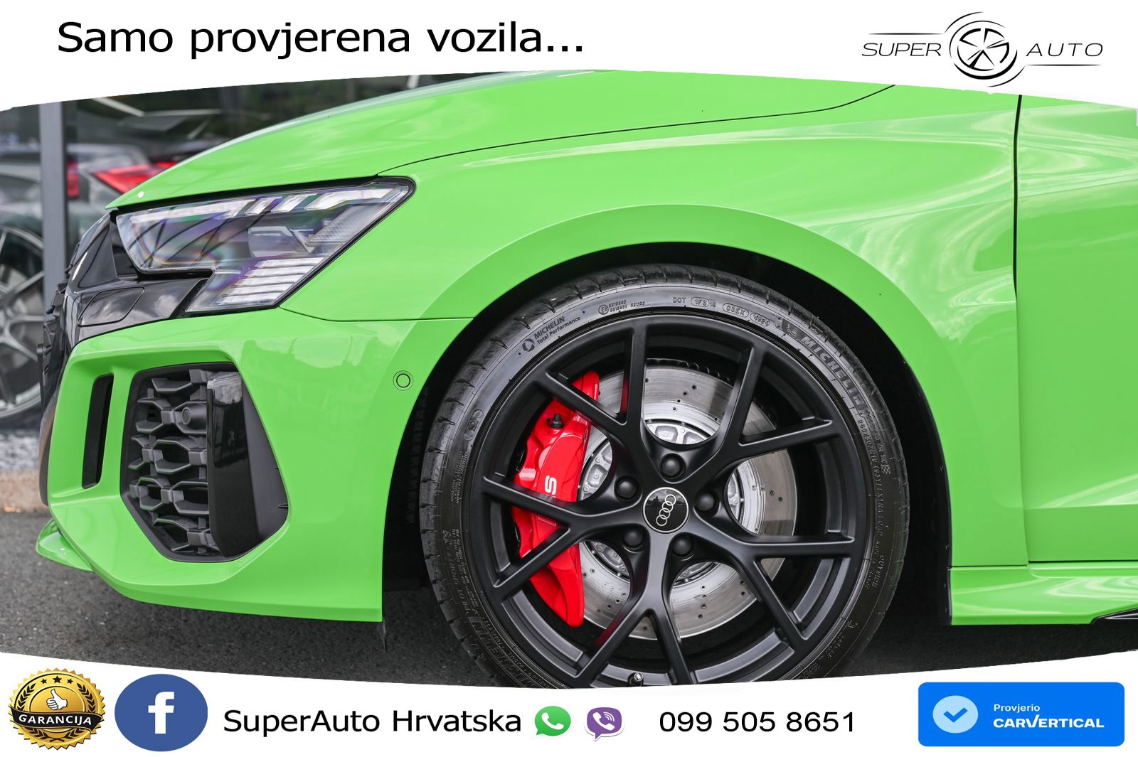 Audi RS3 Sportback 2.5 TFSI (400 KS) quattro S tronic LED+GR SJED+ACC