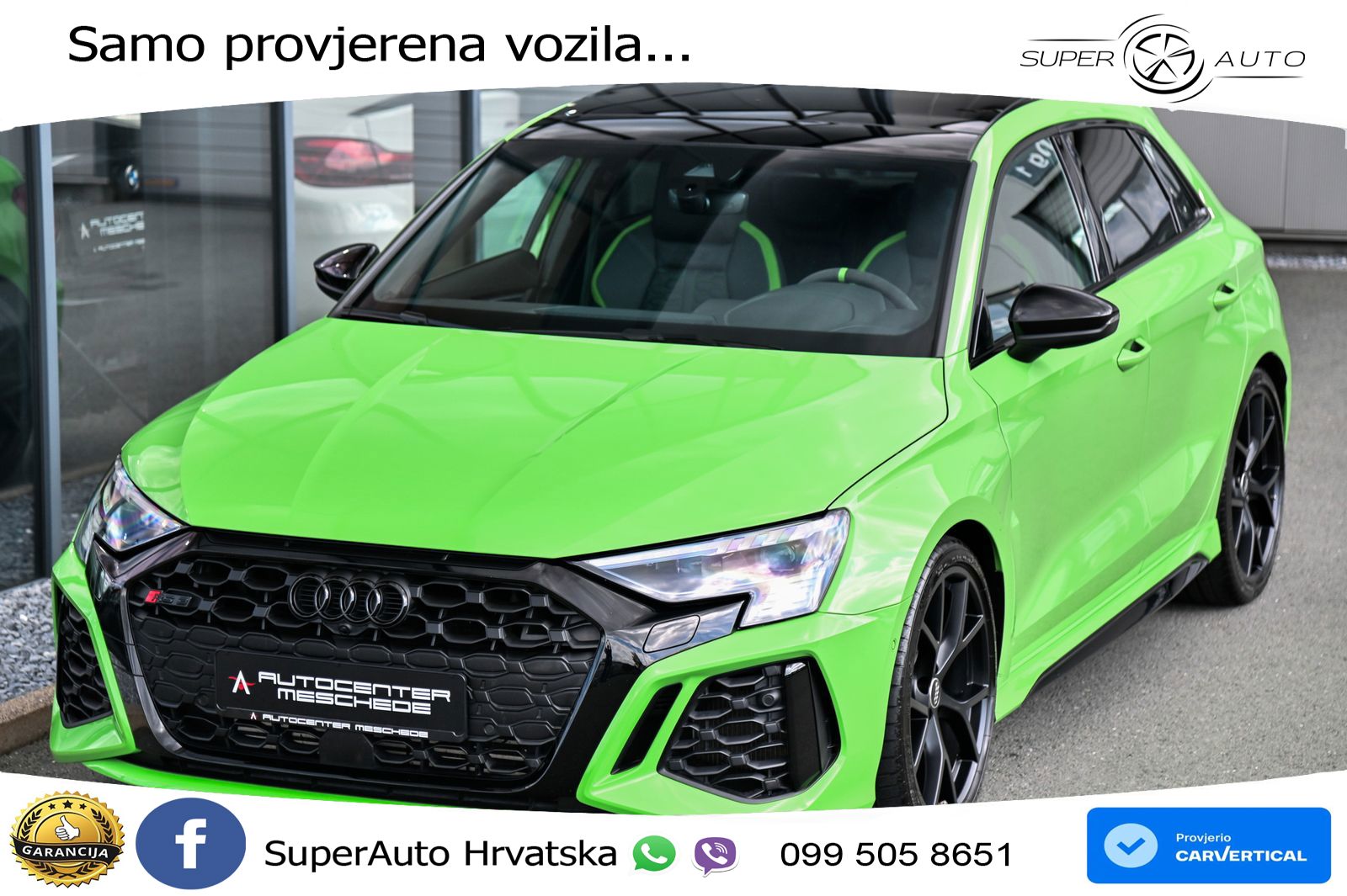 Audi RS3 Sportback 2.5 TFSI (400 KS) quattro S tronic LED+GR SJED+ACC