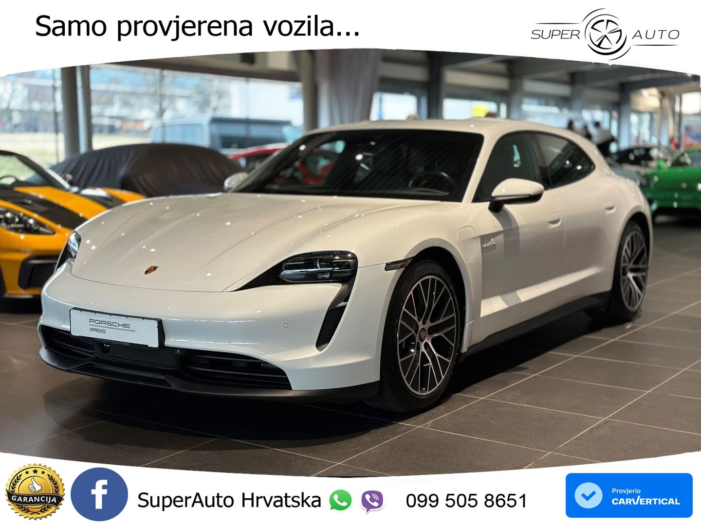Porsche Taycan Sport Turismo Performance Plus 93.4 kWh (476 KS)
