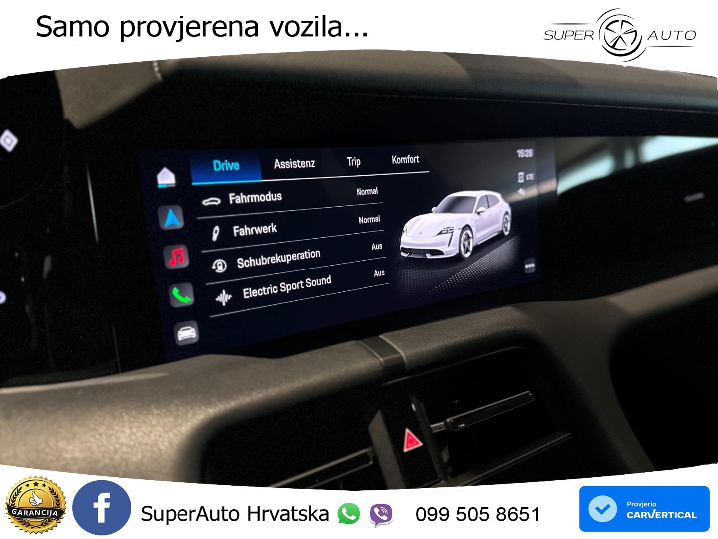 Porsche Taycan Sport Turismo Performance Plus 93.4 kWh (476 KS)