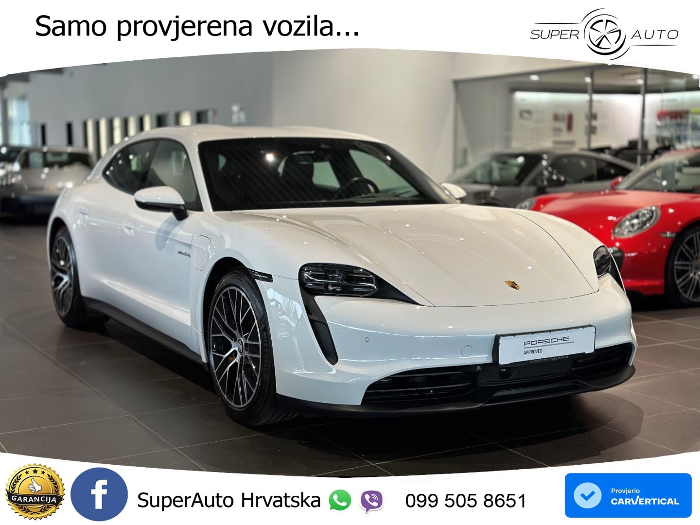 Porsche Taycan Sport Turismo Performance Plus 93.4 kWh (476 KS)