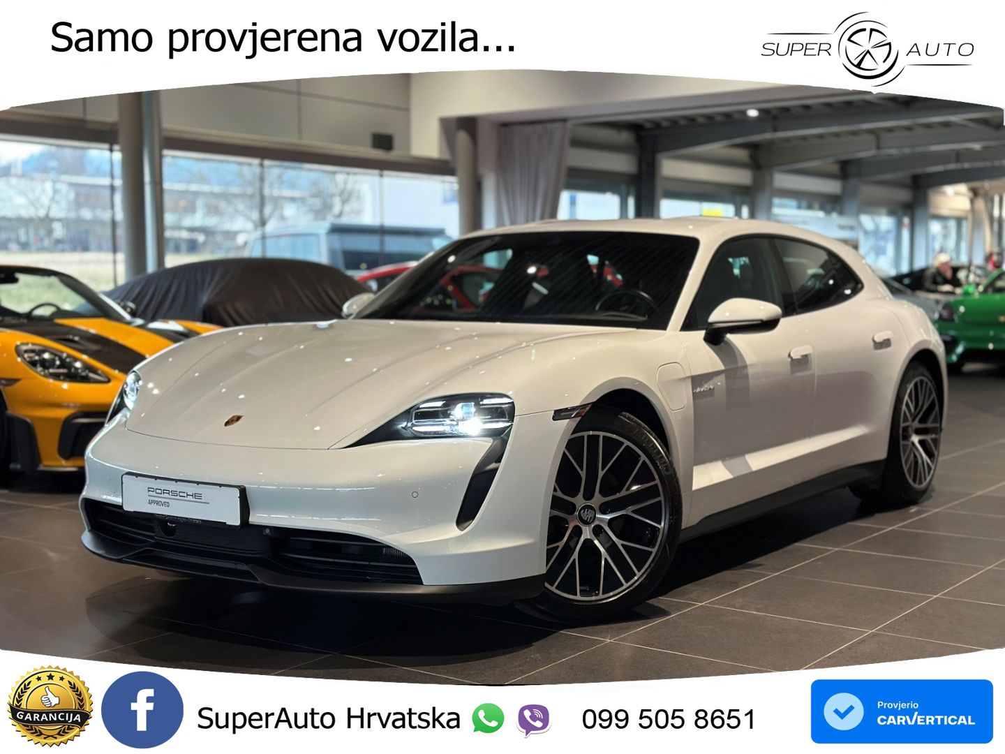 Porsche Taycan Sport Turismo Performance Plus 93.4 kWh (476 KS)