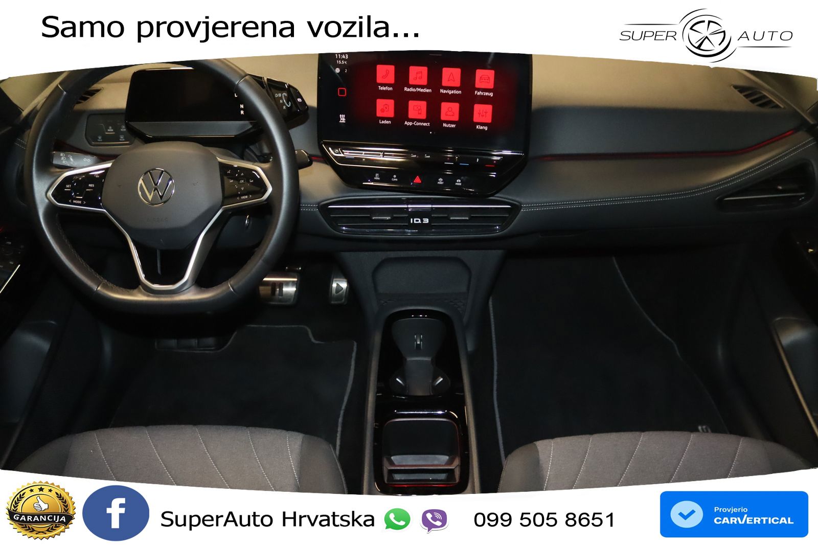 Volkswagen ID.3 Pro 62 kWh (204 KS) LED+ACC