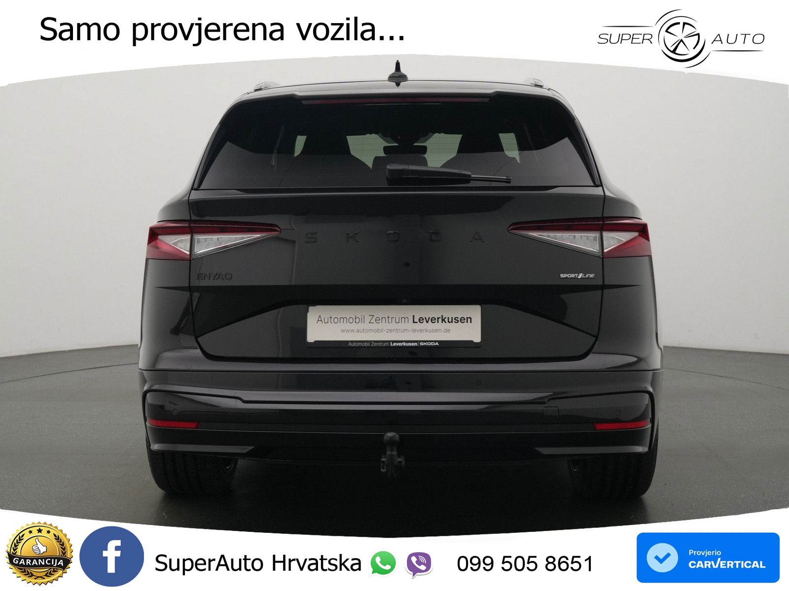 Škoda Enyaq 85 82 kWh (286 KS) SportLine LED+GR SJED+ACC