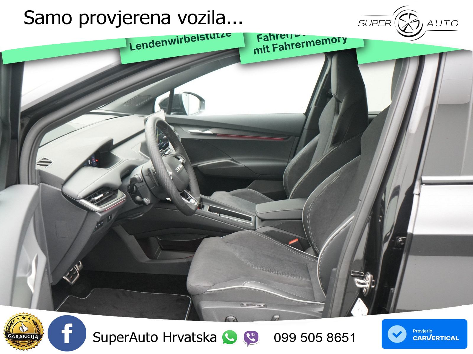 Škoda Enyaq 85 82 kWh (286 KS) SportLine LED+GR SJED+ACC