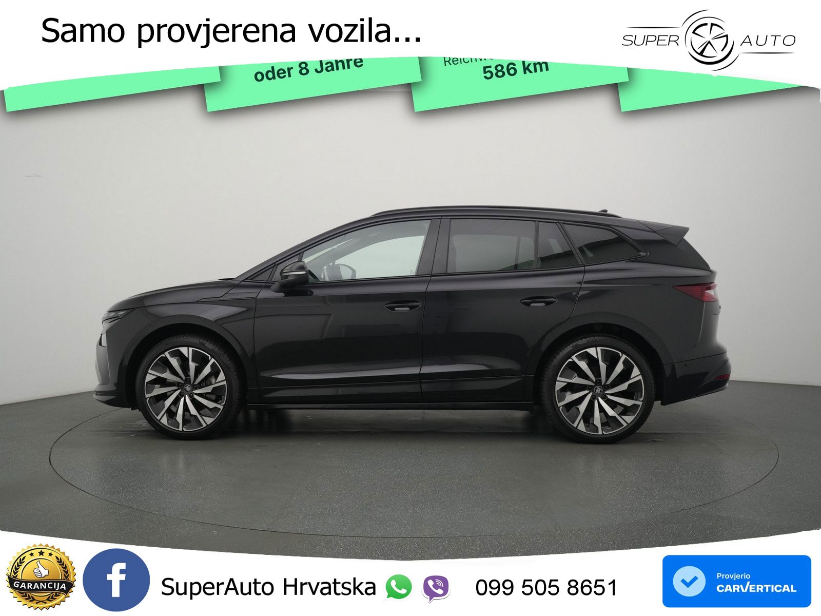 Škoda Enyaq 85 82 kWh (286 KS) SportLine LED+GR SJED+ACC